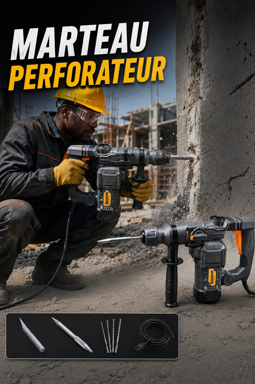 MARTEAU PERFORATEUR PROFESSIONNEL